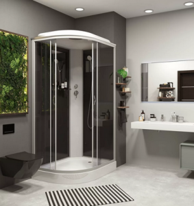 Душевые кабины четверть круга: стильное решение для вашей ванной комнаты