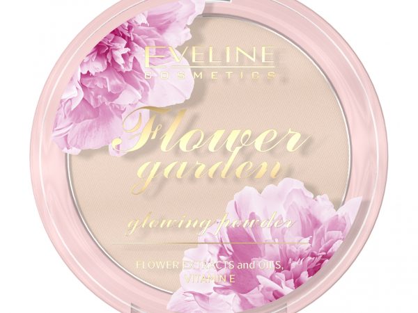 Eveline Flower Garden Glowing Powder Компактная пудра для лица с эффектом сияния