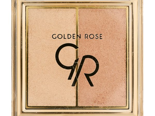 Golden Rose So Glow! Highlighter Duo Пудровый хайлайтер для лица | 102 Sunshine