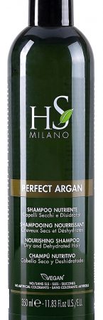 HS Milano Perfect Argan Nourishing Shampoo Питательный шампунь для сухих и обезвоженных волос с аргановым маслом | 350 мл