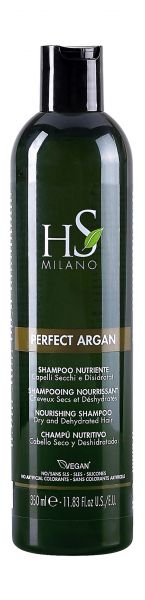 HS Milano Perfect Argan Nourishing Shampoo Питательный шампунь для сухих и обезвоженных волос с аргановым маслом | 350 мл