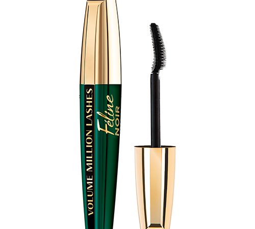 Тушь для ресниц `LOREAL` VOLUME MILLION LASHES FELINE NOIR объем и подкручивание тон экстрачерный