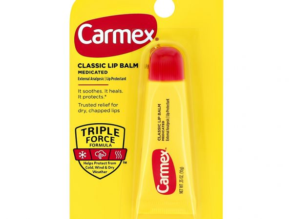 Бальзам для губ `CARMEX` КЛАССИЧЕСКИЙ TRIPLE FORCE в тубе 10 г