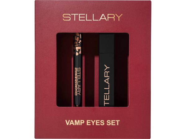 Подарочный набор `STELLARY` VAMP EYES SET (тушь False lashes, подводка для глаз фетровая тон 01)