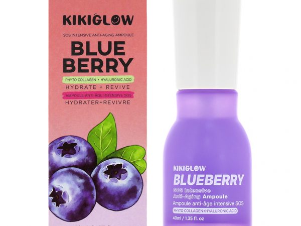 Сыворотка для лица `KIKIGLOW` с экстрактом голубики (антивозрастная) 40 мл