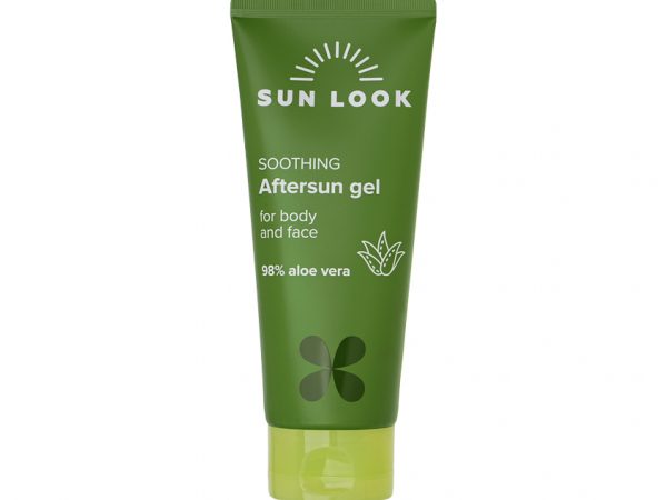 Гель для лица и тела `SUN LOOK` успокаивающий с алоэ после загара 150 г