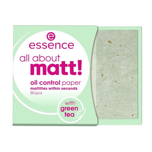 Салфетки для лица `ESSENCE` ALL ABOUT MATT! матирующие 50 шт